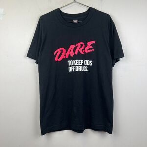 Vintage 90s DARE To Keep Kids Off Drugs Shirt Men Size Large